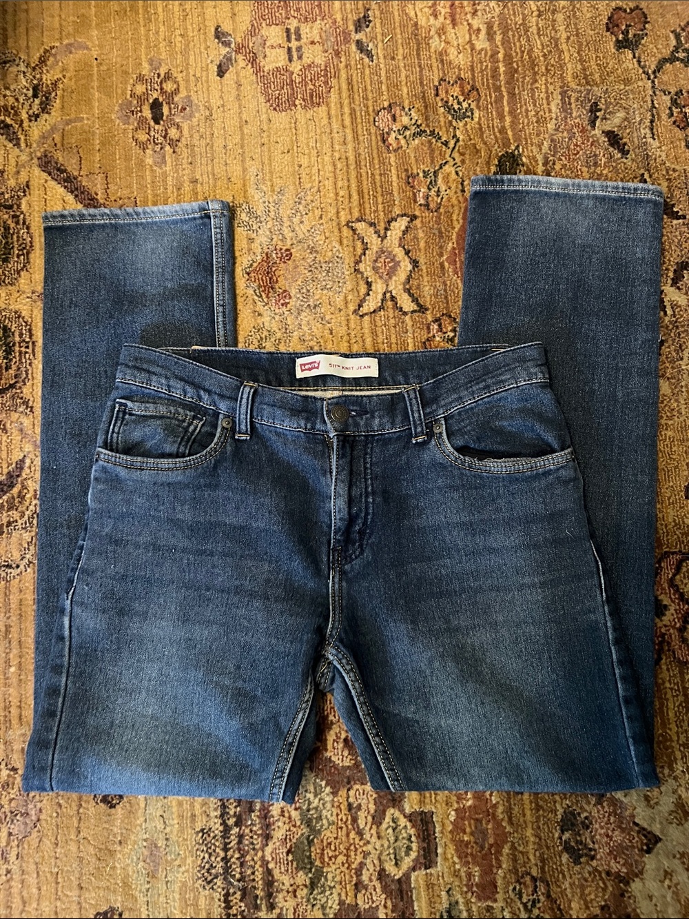 Levi's Men's Dark Blue Straight Jeans